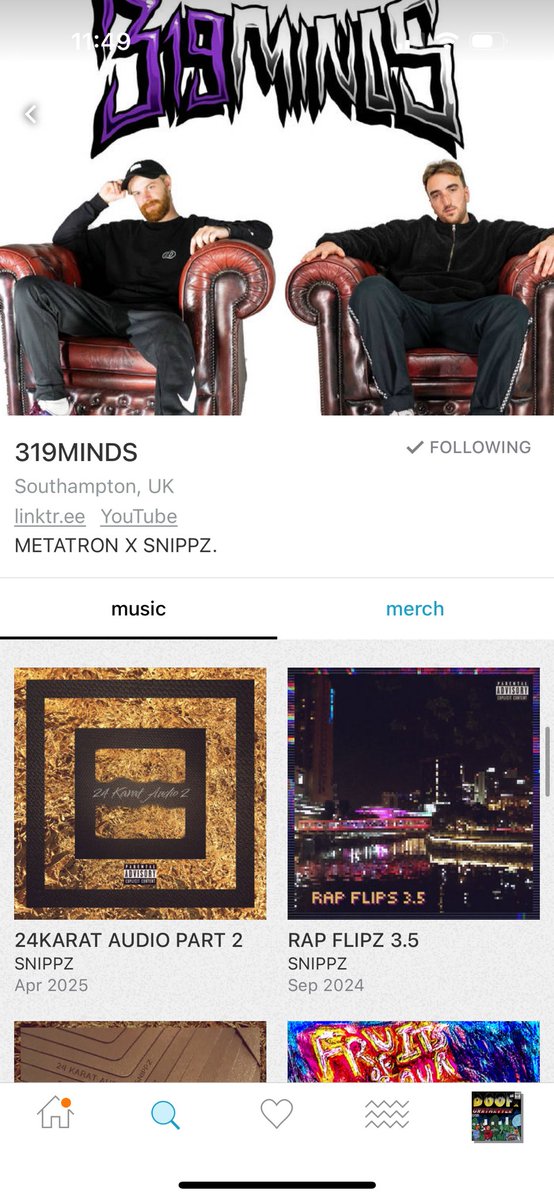 Snippz319's tweet image. MY NEW PROJECT IS OUT NOW! ‘24KARAT AUDIO PART 2’ LISTEN TO IT ON BANDCAMP! 

319minds.bandcamp.com/album/24karat-…

GUEST FEATS:
@wulfyseason , @mars_is_real , @CnclMndd , MOONLITE, @FIGERSON , @Sekwence , @lynclone, WARREN K

ALL SUPPORT AND LISTENERS ARE APPRECIATED