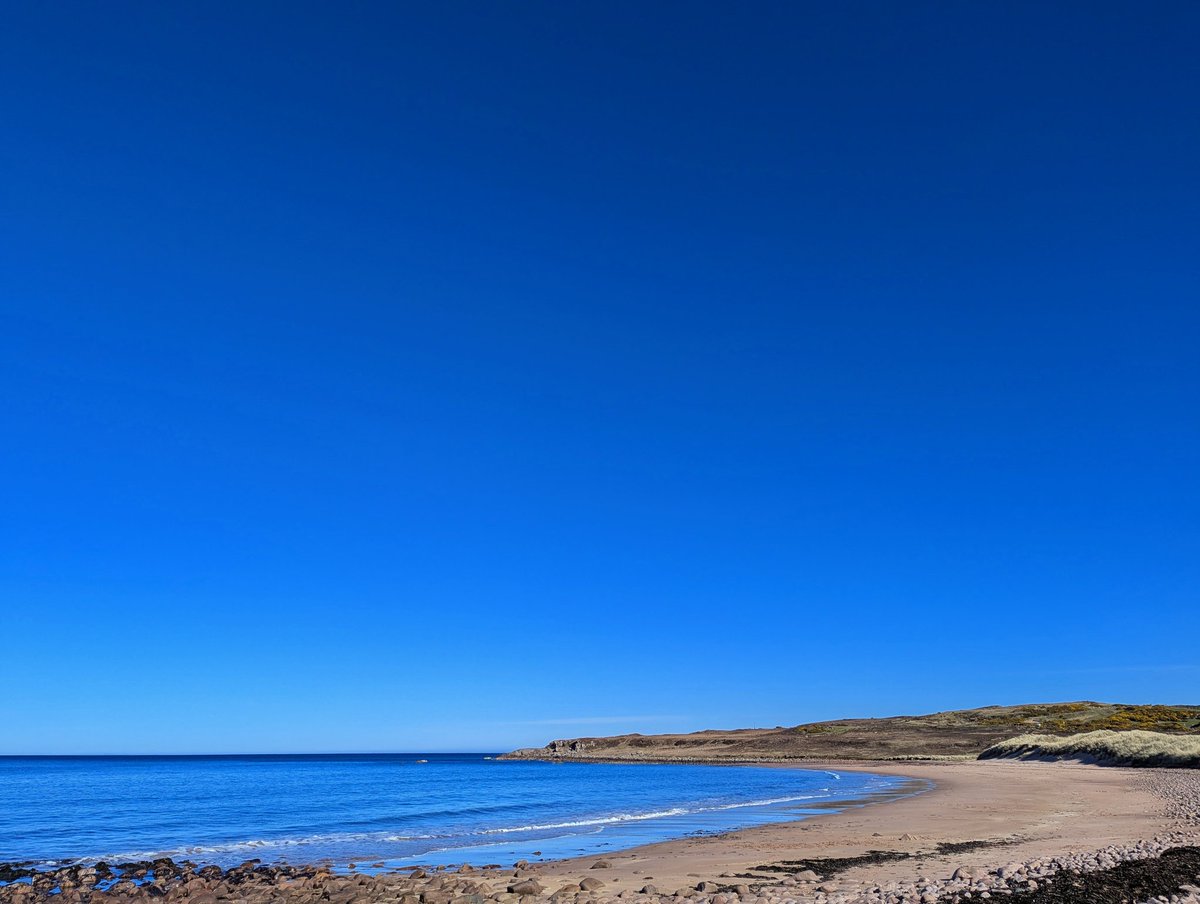 Strewth. This morning is made of lapis lazuli! The heavens are laid bare! I can almost touch the stars...

If you need a little bit of heavenly peace here's the view from the sea-log-seat, Opinan, Wester Ross, NW Highlands of Scotland.

#FridayFeeling