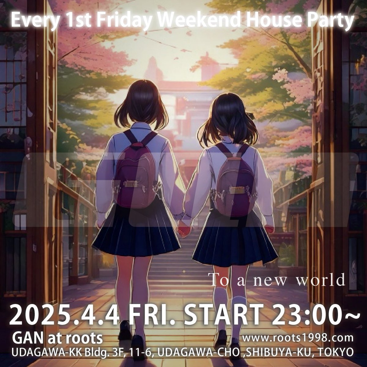 本日はgan@rootsです。

今日はあったかくて何より
ビール🍺が進む
なので
乾杯でもしましょ🍻

お時間ある方は是非是非😻

#roots
#housemusic
#渋谷
#クラブ
