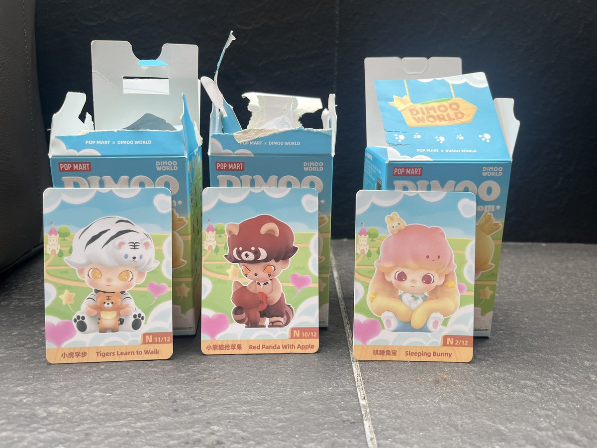gyulpc's tweet photo. WTT LFT PH Popmart

Dimoo Animal Kingdom 🐾

Have: Tiger, Red Panda, Bunny, Penguin

Want: Polar Bear, Crocodile, Panda

(!!) all still sealed except penguin
-> comes w/ box, card, foil
-> no scratches for penguin! kept on display lang

📍Muntinlupa/Makati City 

Dm / reply ! 🧸 https://t.co/c8npq4ITZn