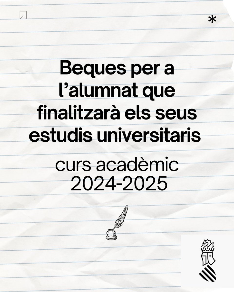 🎓 Atenció estudiants universitaris! 🎓
La Conselleria d'Educació, Cultura, Universitats i Ocupació convoca beques per als qui finalitzen els seus estudis en el curs 2024-2025 en universitats del sistema universitari valencià.
📅 Termini: 1-30 abril 2025.
Sol·licita ja!