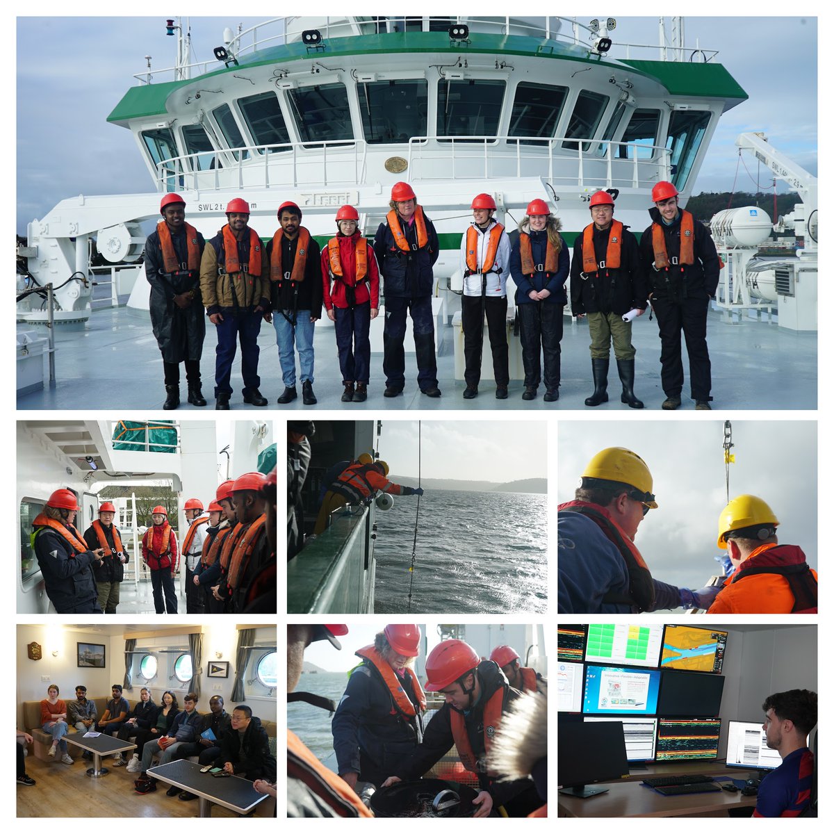 followtheboats's tweet photo. Congrats to all involved in delivering the 2025 #INFOMAR #SeabedMapping MSc module co-created with @Maynoothgeog   . Students built ocean data skills to power Ireland’s #BlueEconomy!

Read all about it 👉 https://t.co/I4YK9uFlhk

@Dept_ECC    @GeolSurvIE    @MarineInst https://t.co/65cdmp4WPY