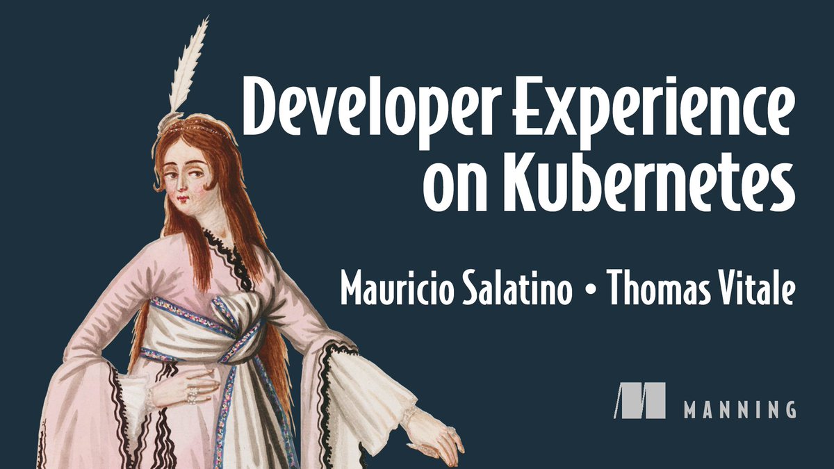 Manning Publications (@manningbooks) on Twitter photo It's the final day of KubeCon EU!
Two of our authors, <a href="/vitalethomas/">Thomas Vitale</a> & <a href="/salaboy/">Mauricio Salatino</a>, are taking the stage together — catch their talk at 2:30 PM BST!
Details: mng.bz/V97N
Use KubeConEU25 for 45% off their MEAP, Developer Experience on Kubernetes! mng.bz/AGWe It's the final day of KubeCon EU!
Two of our authors, <a href="/vitalethomas/">Thomas Vitale</a> & <a href="/salaboy/">Mauricio Salatino</a>, are taking the stage together — catch their talk at 2:30 PM BST!
Details: mng.bz/V97N
Use KubeConEU25 for 45% off their MEAP, Developer Experience on Kubernetes! mng.bz/AGWe