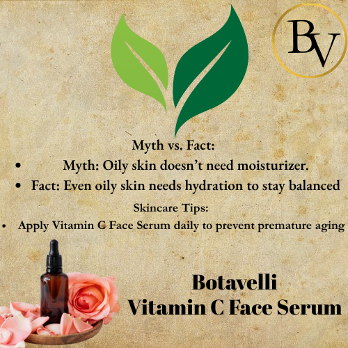 botavelliskin's tweet photo. ✨ Myth vs. Fact! ✨

❌ Myth: Oily skin doesn’t need moisturizer.
✅ Fact: Even oily skin needs hydration!
🌿 Keep your skin glowing &amp; youthful with Botavelli Vitamin C Face Serum! 💛

#Botavelli #VitaminCSerum #GlowingSkin #SkincareMyths https://t.co/EuyMOdGYmD