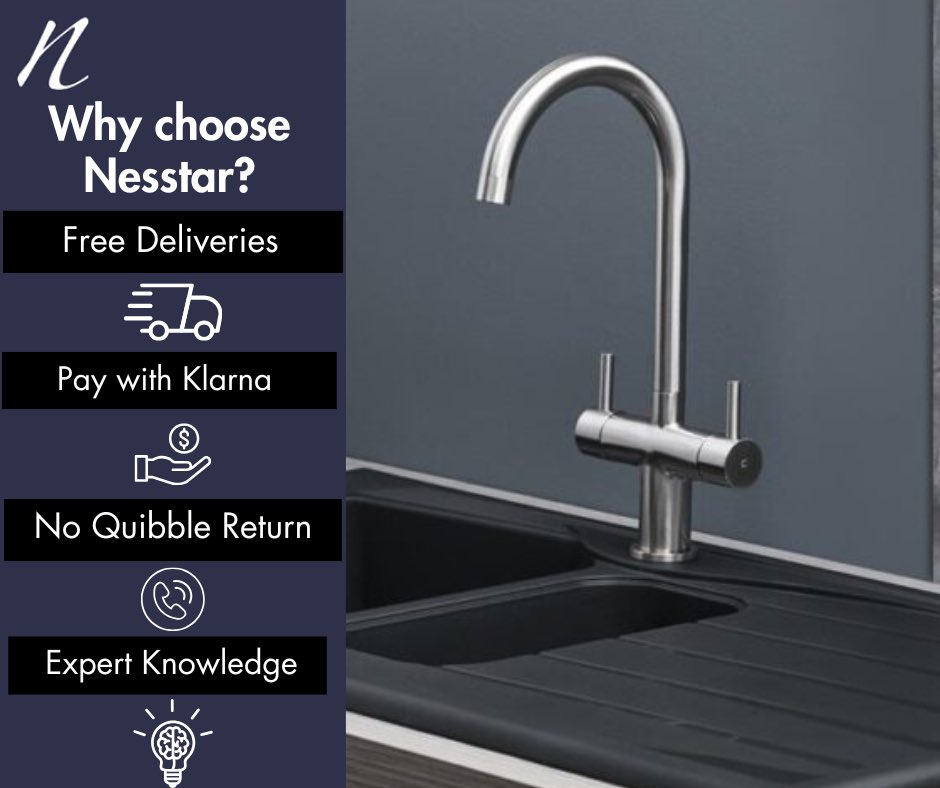 NesstarLtd's tweet photo. Wondering why Nesstar has the edge over its competition? We've got four fantastic reasons! 

Visit: https://t.co/Im9x6rFAJN

#KitchenPerfection #KitchenTaps #NesstarLtd #KitchenReimagined https://t.co/DgeQUj16vd