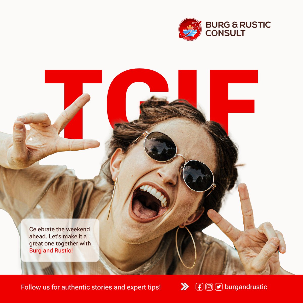 TGIF! 🎉 The weekend is here, and it’s time to relax, recharge, and enjoy every moment. Let’s make it a great one together with <a href="/burgandrustic/">BurgandRusticLTD</a>!

How are you kicking off your weekend? 😎👇

#TGIF #WeekendVibes #BurgAndRustic