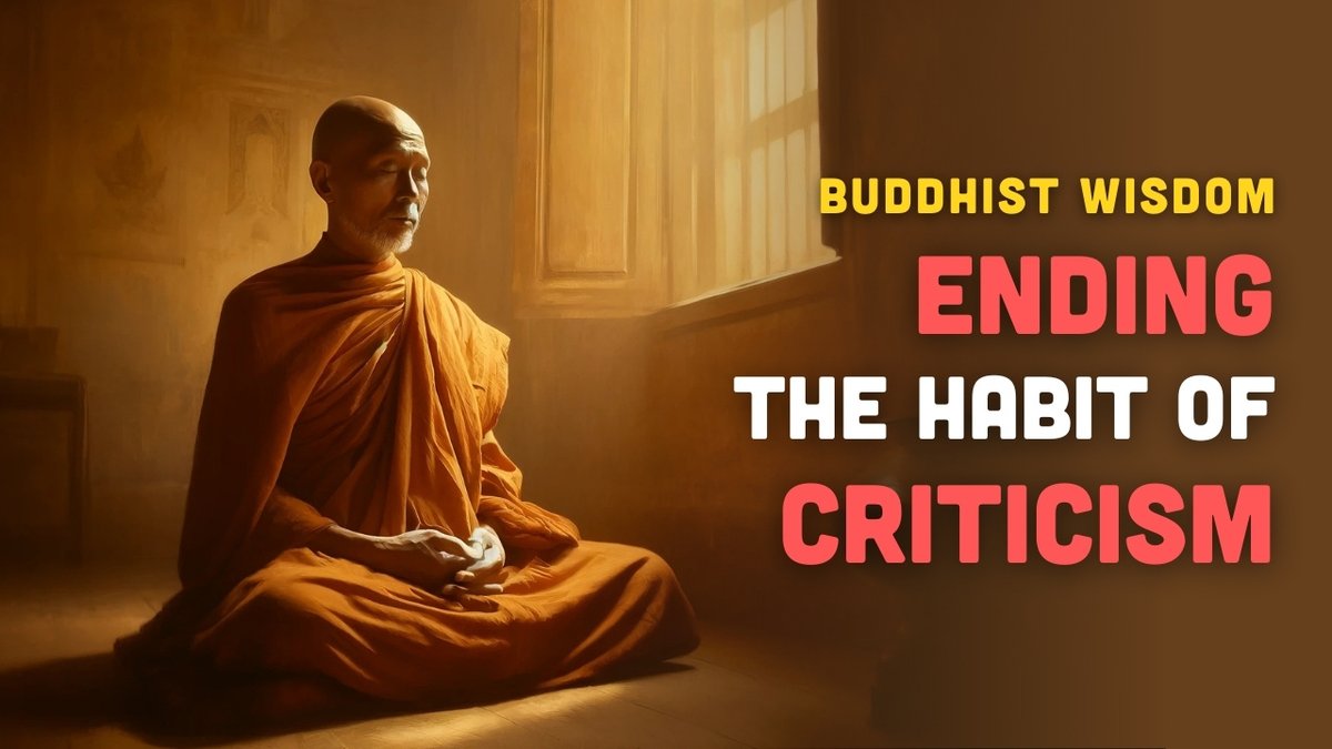 TheLotus_Bud's tweet photo. Ending the Habit of Criticism – A Buddhist Practice for Everyday Life
Video: https://t.co/41VilCIMuG
#Buddhism #Mindfulness #InnerPeace #RightSpeech #BuddhistTeaching #StopCriticizing #LettingGo #Compassion #DhammaTalk #LovingKindness #NonJudgment #BuddhistWisdom #PeacefulLiving https://t.co/x0kaE8g9P7