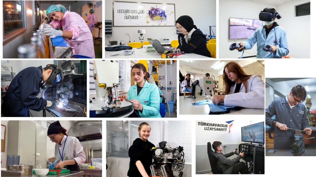 Meslekî ve Teknik Eğitim Genel Müdürlüğü (@tcmeb_mtegm) on Twitter photo Yerin Hazır!
Mesleki ve teknik ortaöğretim kurumlarında 53 alan 114 dalda, günümüz dünya standartlarını takip eden eğitim müfredatı, dijital dönüşüme ve çevresel etkenlere uyumlu fiziki donanım, alt yapı ve makine parkıyla biz hazırız!
<a href="/tcmeb/">Millî Eğitim Bakanlığı</a> <a href="/Yusuf__Tekin/">Yusuf Tekin</a> <a href="/_Ali_KARAGOZ/">Dr. Ali KARAGÖZ</a> Yerin Hazır!
Mesleki ve teknik ortaöğretim kurumlarında 53 alan 114 dalda, günümüz dünya standartlarını takip eden eğitim müfredatı, dijital dönüşüme ve çevresel etkenlere uyumlu fiziki donanım, alt yapı ve makine parkıyla biz hazırız!
<a href="/tcmeb/">Millî Eğitim Bakanlığı</a> <a href="/Yusuf__Tekin/">Yusuf Tekin</a> <a href="/_Ali_KARAGOZ/">Dr. Ali KARAGÖZ</a>