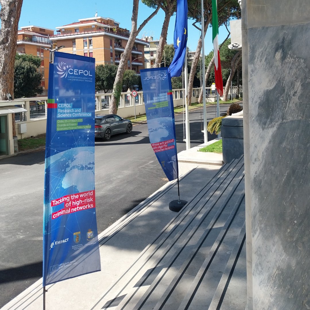 🚨 Last week, #VANGUARD took part in the CEPOL  Research &amp; Science Conference in Ostia, Rome 🇮🇹, organised by <a href="/EU_CEPOL/">CEPOL</a> and the Guardia di Finanza.

The event focused on disrupting #HRCNs – a core priority for VANGUARD!
#CEPOLRSC