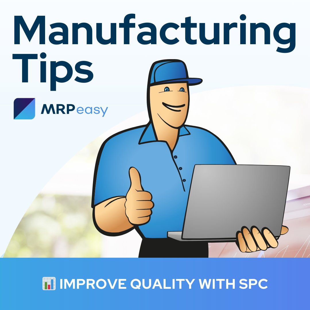 mrpeasy's tweet image. Manufacturing Tip 📦
What is Statistical Process Control (SPC)?
More in the comments 👇
#statisticalprocesscontrol #inventorymanagement #manufacturing #mrpsoftware #manufacturingerp #manufacturingsoftware