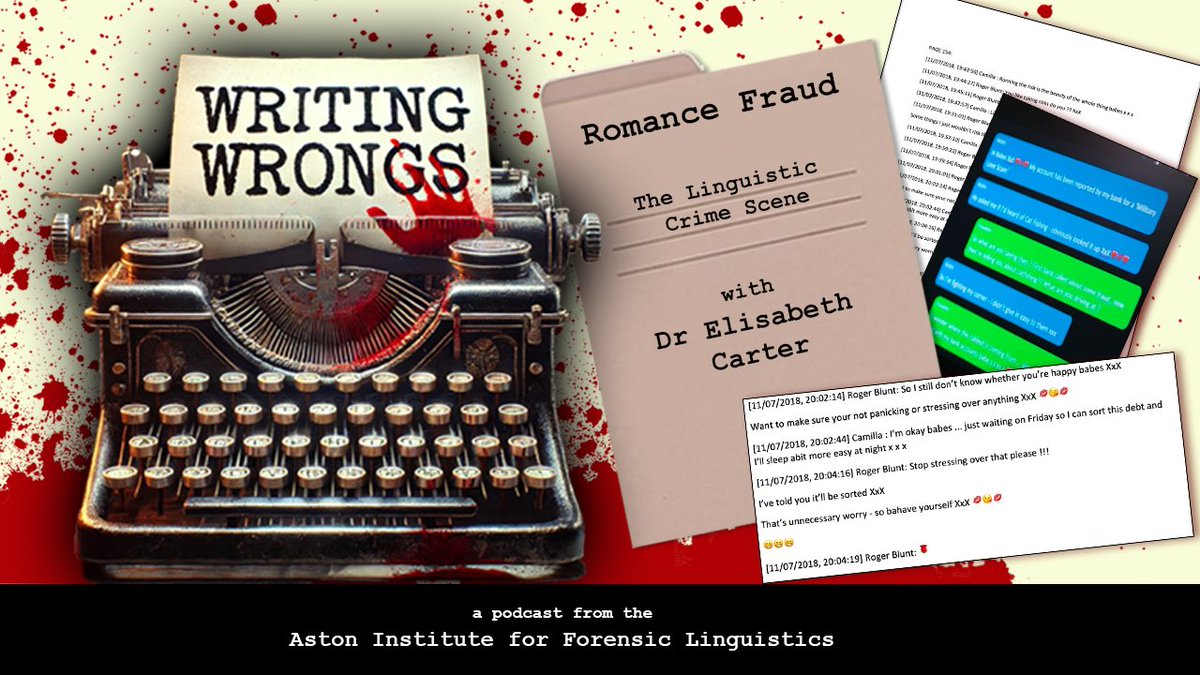 The next episode of our 🎙️ Writing Wrongs 🎙️ podcast is out today!

We so pleased that the podcast has done so well - we've had more than 2000 plays in its 1st month, and are inching into the top 💯 in the Apple UK truecrime chart (highest point 103rd / 23,000 true crime pods).