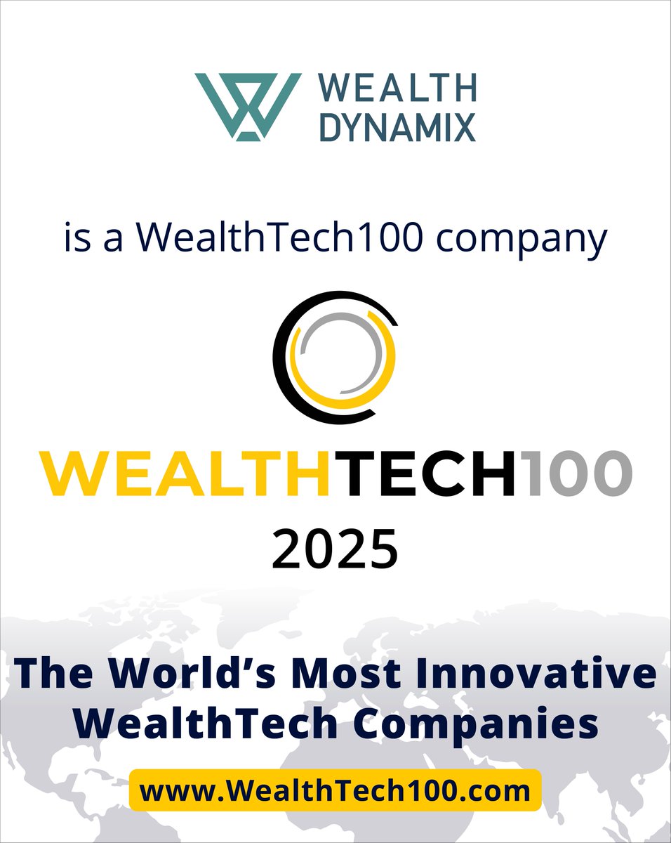 Fintech_Global's tweet image. Congrats to for securing a place on the #WealthTech100 list! 

Check out the full list here: loom.ly/JMh5-oU

#WealthTech100 #FinTech #WealthTech