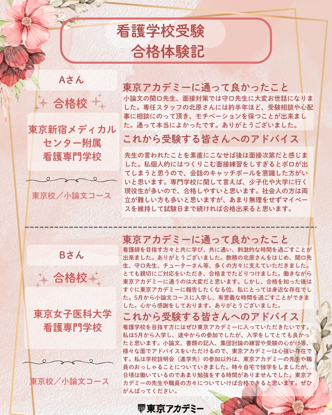 ①看護大学編入学試験 保健師・助産師学校受験 小論文 ②受験ガイド
