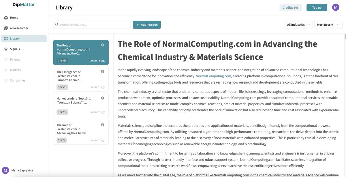 Played around with the colors and added a few subtle UX improvements on dipmatter.com dashboard.  

What do you think? Would love your feedback in the comments.