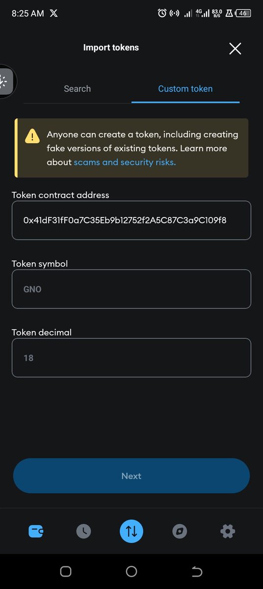 Harbeycrown2's tweet photo. @cPenCoreTeam This is what my metamask kept bringing https://t.co/1e1e7IYxza