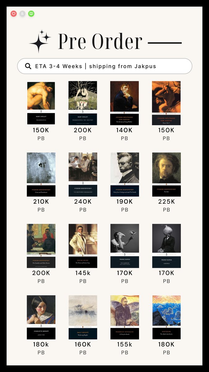 silveroystr's tweet photo. ᯓ★ open pre order english novel april batch    
all new &amp; unsealed          

ꕤ ETA 3-4 weeks     
ꕤ dom jakpus      
📅 4-10 Apr 18.00 WIB (or earlier when reaches max quota)

❌ no cancellation     
⚠️ pls read notes &amp; FAQs in the thread below before ordering https://t.co/PFnz4nRniL