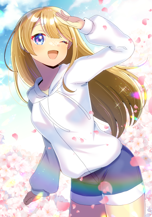 「八神蒼介(#yagamido_scott)さんのOC、佐倉美咲さんを描かせて頂き」|ヒヨヨ@skeb募集中のイラスト