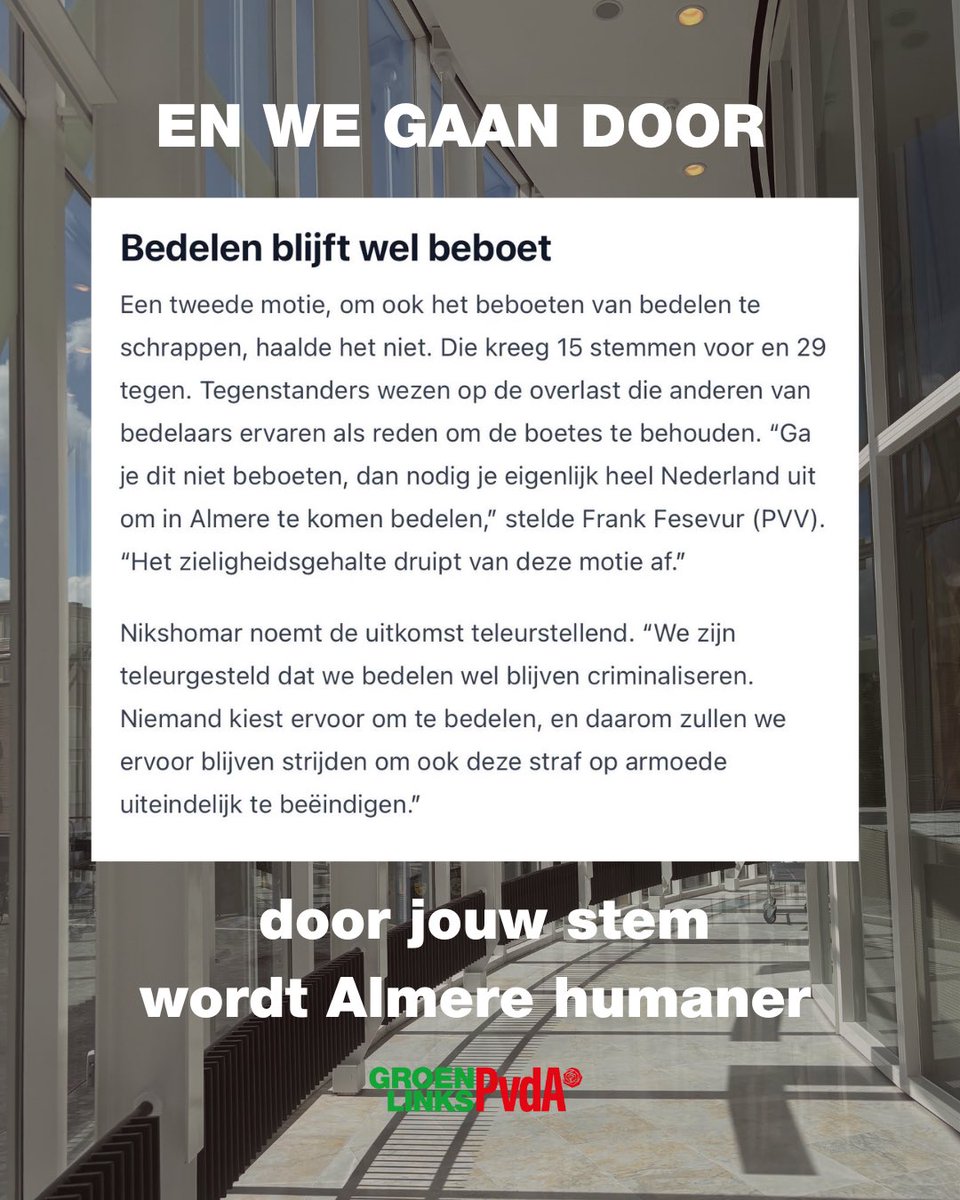 Buiten slapen wordt niet meer beboet 🥳