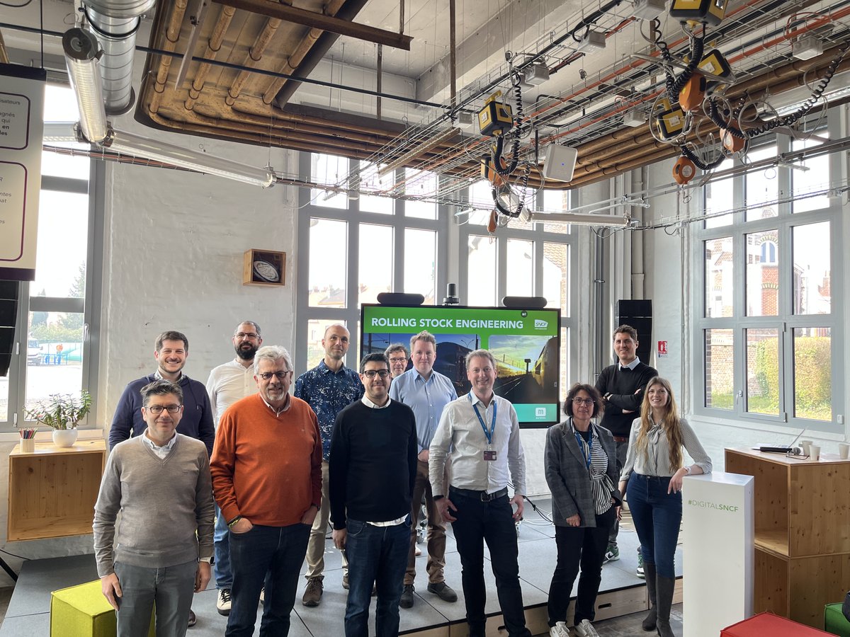 Europe's Rail JU (@eurail_ju) on Twitter photo Our #EU_Rail – System Pillar – #PRAMS team held a productive workshop at <a href="/SNCFVoyageurs/">SNCF Voyageurs</a> in Lille last week 🚆
Key topics included:
•Safety system evolution & cyber-security 🔒
•EU-Rail Hazard Database 🛑
•Risk Assessment ⚖️
•EGNOS4RAIL 🌍
•(RAMS) requirements 📊 Our #EU_Rail – System Pillar – #PRAMS team held a productive workshop at <a href="/SNCFVoyageurs/">SNCF Voyageurs</a> in Lille last week 🚆
Key topics included:
•Safety system evolution & cyber-security 🔒
•EU-Rail Hazard Database 🛑
•Risk Assessment ⚖️
•EGNOS4RAIL 🌍
•(RAMS) requirements 📊