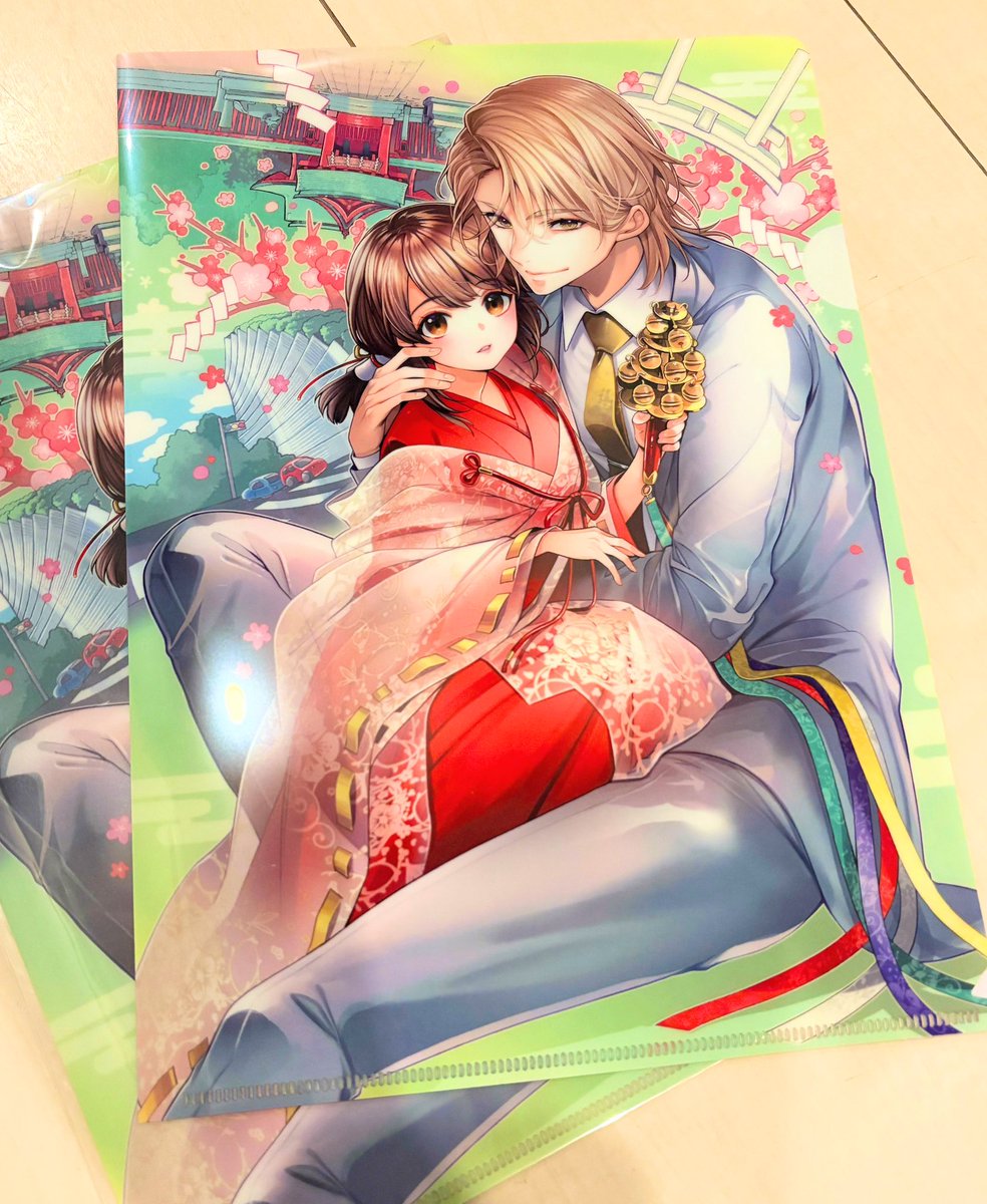 「S La Femmeフェアのクリアファイル頂きましたとってもかわいい #みに愛 」|とよた瑣織のイラスト