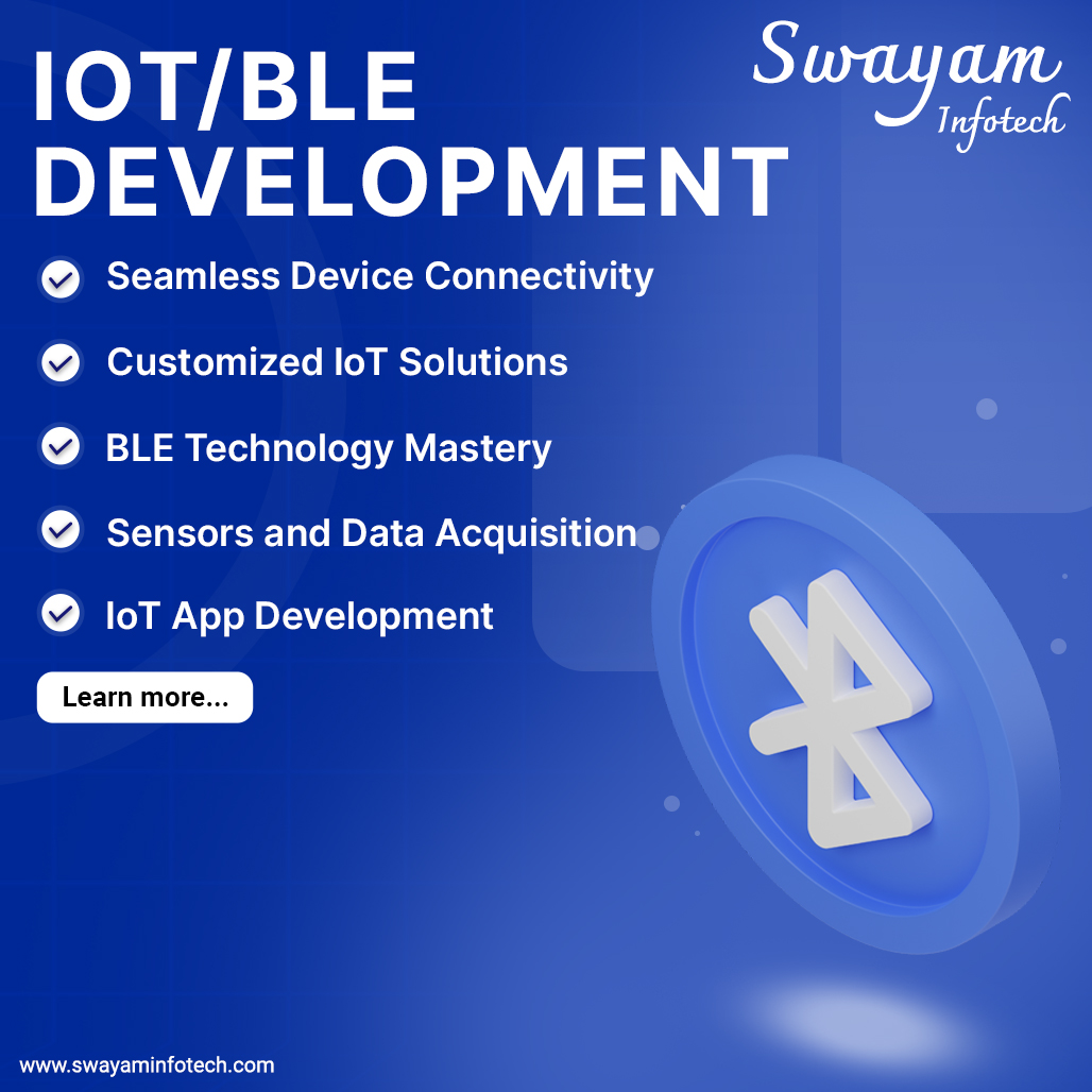 swayaminfotech's tweet image. Our expertise ensures reliable, scalable, and secure implementations, bringing your vision to life in the rapidly evolving landscape of IoT and Bluetooth Low Energy. 
.
Visit: swayaminfotech.com/.../iot-develo…
.
#IoTDevelopment #BLETechnology #SmartDevices #ConnectedWorld