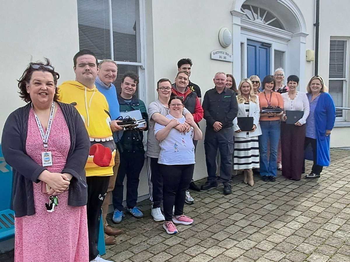 Many thanks to <a href="/DuPont_News/">DuPont</a> for gifting laptops to support participant training on the SkillSET and Workable NI programmes.

<a href="/niuse_tweets/">Northern Ireland Union of Supported Employment</a>