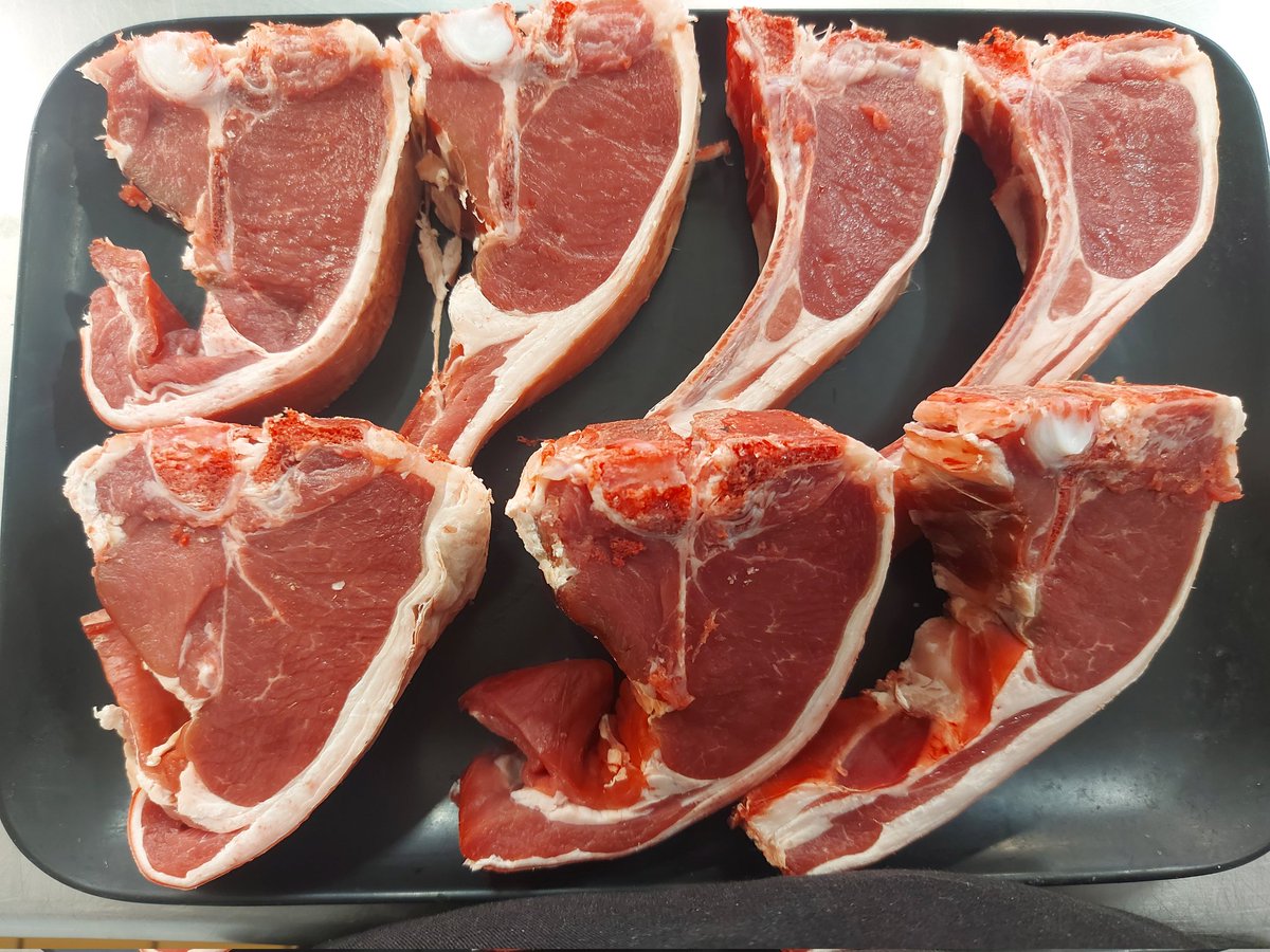 Beautiful Northumbrian Lamb Chops on sale today. #shoplocal #lamb