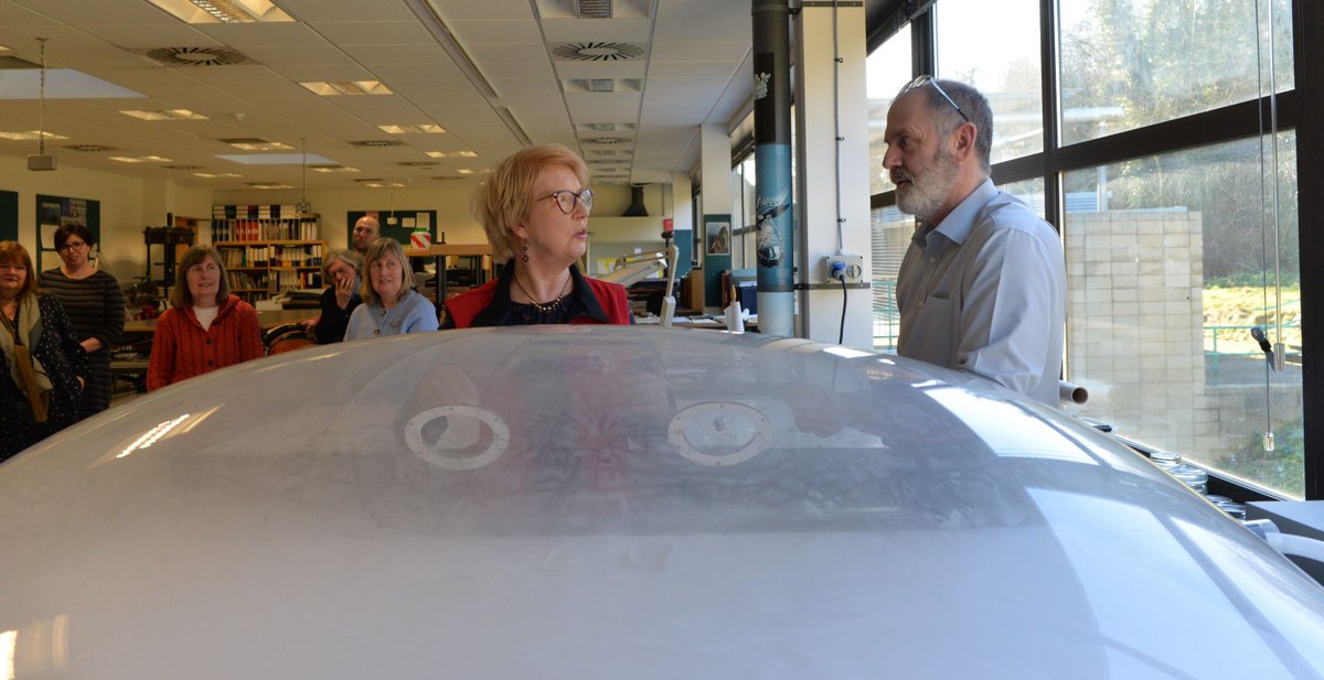 Exploring the conservation studio is a must-see for any group visit. Here, learning about the humidification chamber's role in conserving parchment. #ParchmentPreservation #ArchiveConservation #Archive30 <a href="/ARAScot/">ARA Scotland</a>