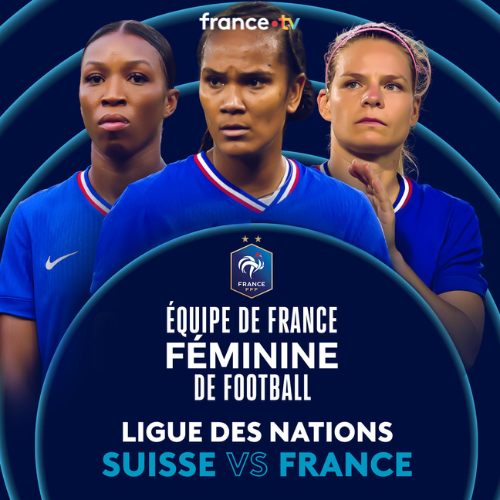 francetvpro's tweet photo. #Evénement @francetvsport @equipedefranceF

⚽️Ce soir, les Bleues se déplacent en Suisse pour la troisième journée de la Ligue des Nations 🇨🇭 🆚 🇫🇷 #SUIFRA #FiersdetreBleues

🎙️ Avec @FabLeveque et Louisa #Necib

▶️ En direct à 19.50 sur #France4 et https://t.co/JqV7mXAoWY https://t.co/Yjl8ReDrbL