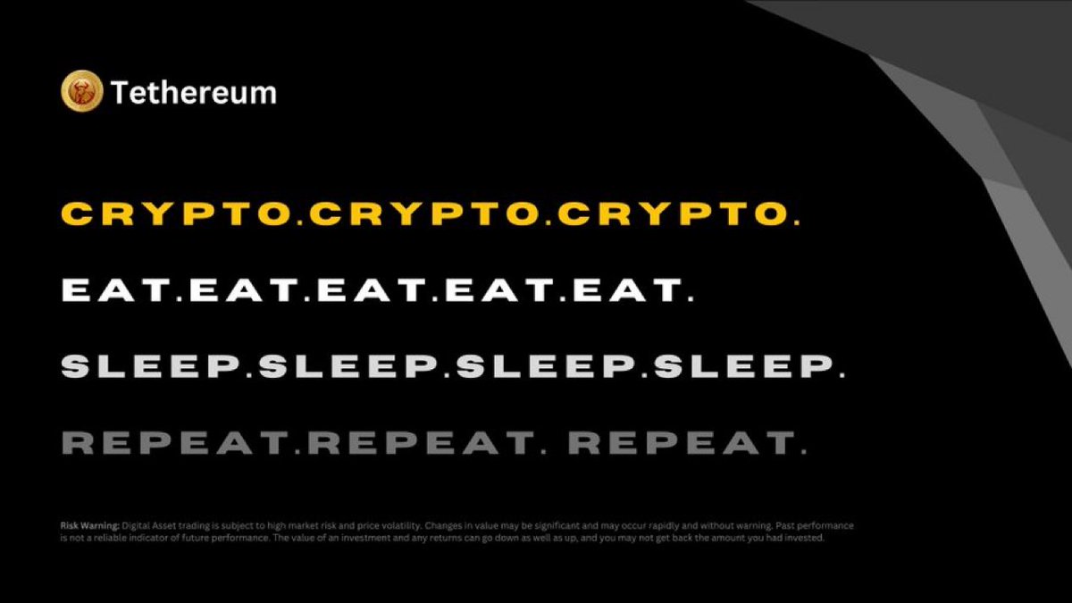 TethereumToken's tweet photo. Crypto. Eat. Sleep. Repeat. π
The grind never stops with $T99.
Join the #Tethereum revolution and redefine your financial future. π
#CryptoLife #DeFi #T99Token #Crypto https://t.co/MIIJqLWRel