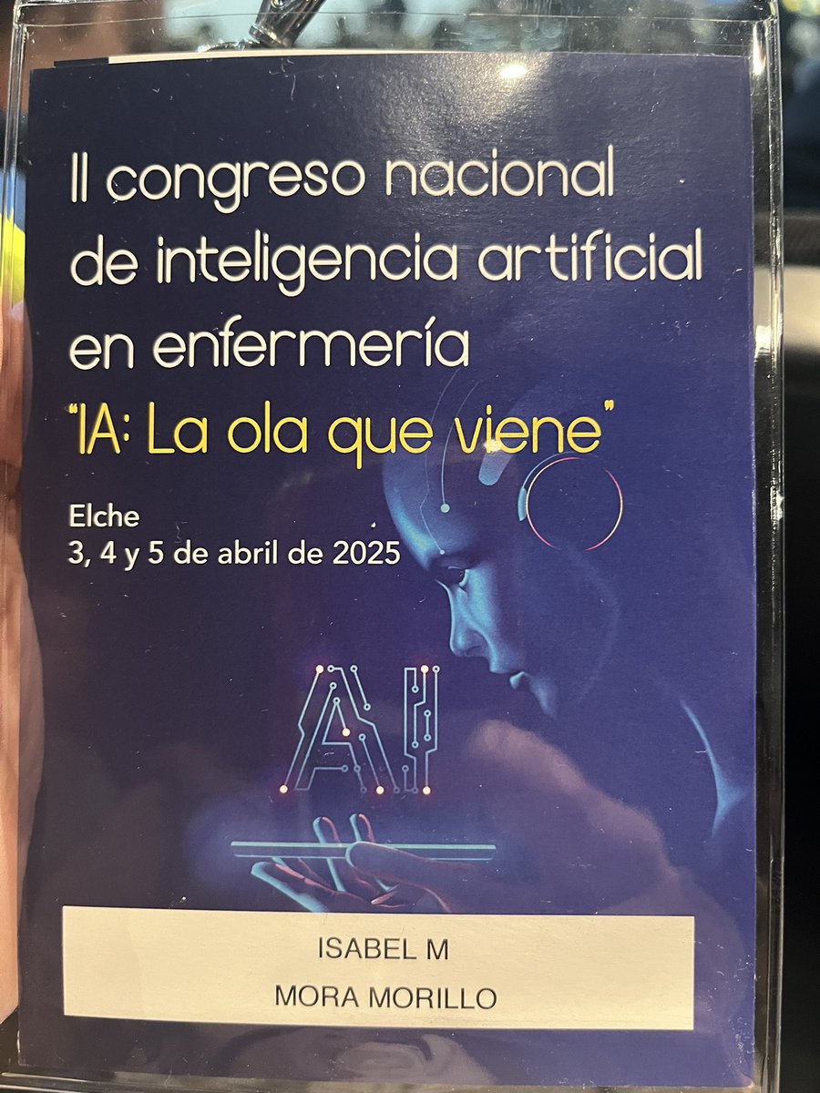Isabel M. Mora Morillo (@isabelmmora) on Twitter photo Tras los magníficos talleres de ayer, arrancamos!!!! Altamente recomendable #IIcongresonacionaldeinteligenciaartificialenenfermeria organizado por
<a href="/enfercecova/">CECOVA</a> 
Desde la <a href="/SEEN_Neonatal/">Enfermería Neonatal</a> agradecemos su invitación para participar en este gran foro de conocimientos Tras los magníficos talleres de ayer, arrancamos!!!! Altamente recomendable #IIcongresonacionaldeinteligenciaartificialenenfermeria organizado por
<a href="/enfercecova/">CECOVA</a> 
Desde la <a href="/SEEN_Neonatal/">Enfermería Neonatal</a> agradecemos su invitación para participar en este gran foro de conocimientos