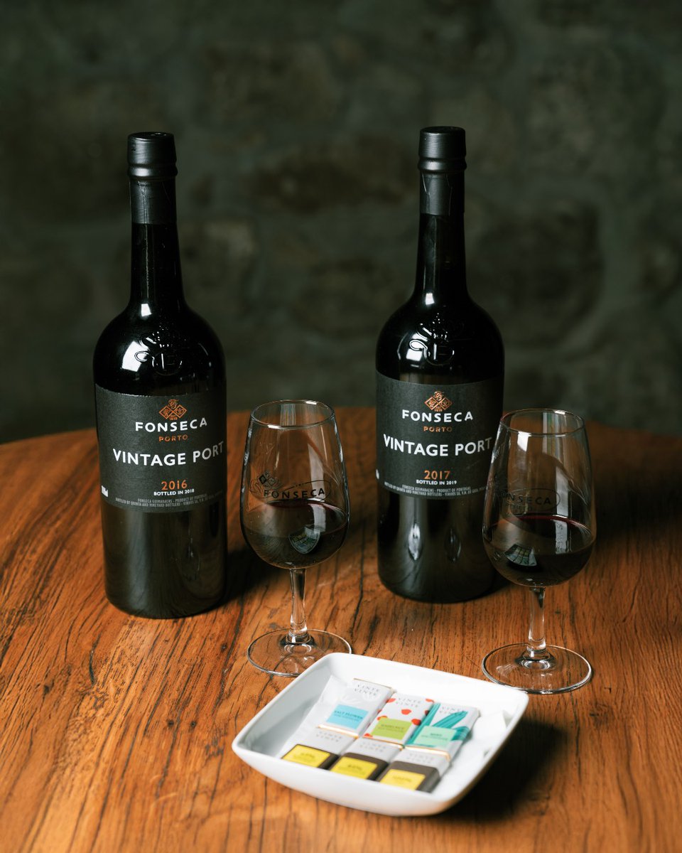 When you combine a classic Fonseca Vintage with Vinte Vinte chocolate, every bite and sip becomes a celebration of the senses.

#FonsecaPort #VinteVinte #Chocolate #WinePairing #PortWine