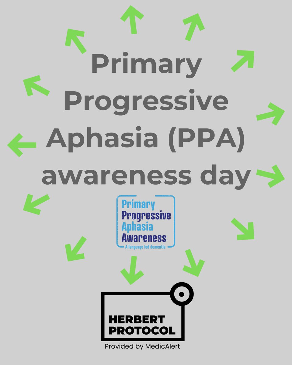 April 4th is PPA Awareness Day 💜🧠

Primary Progressive Aphasia (PPA) affects speech, language and communication - but support is available. Let’s raise awareness and stand with those impacted.

#PPAawareness #SpeechMatters #HerbertProtocol