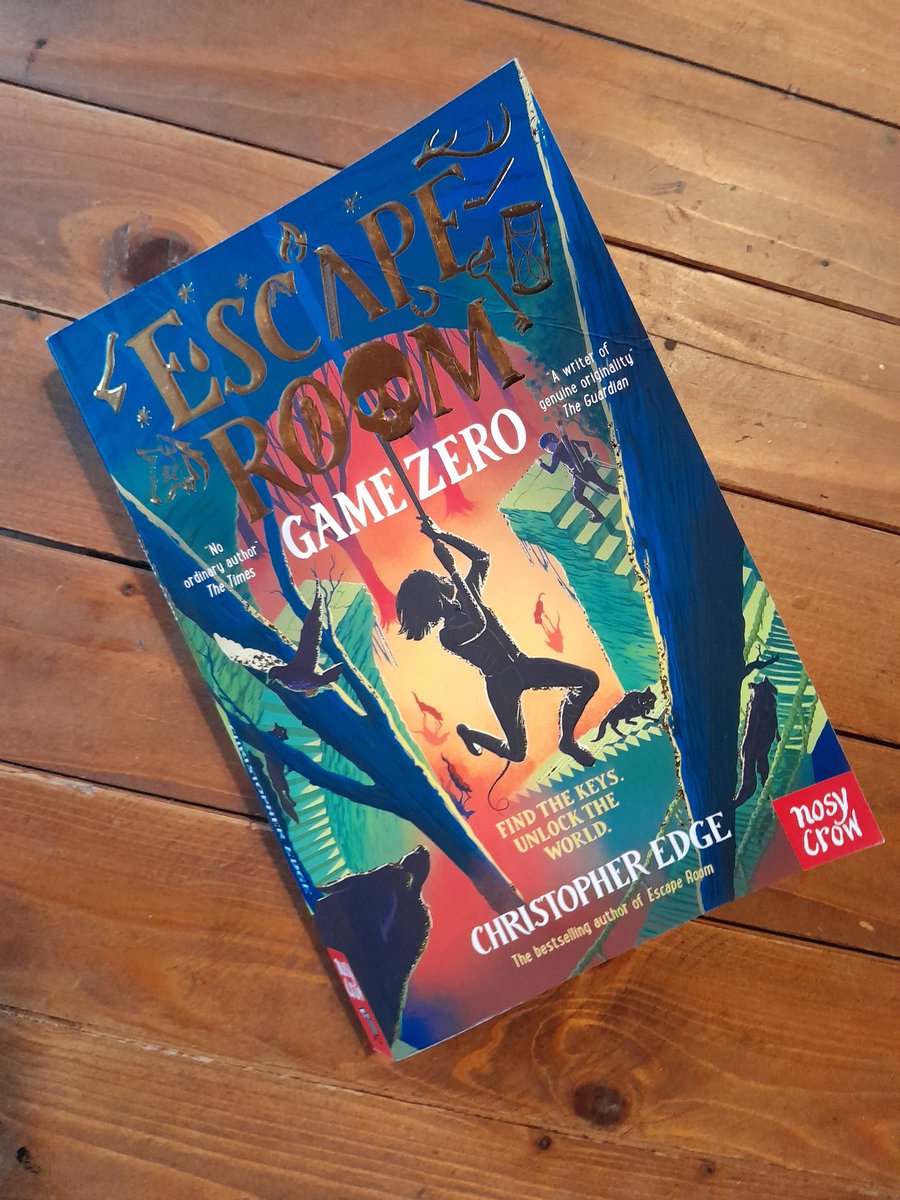 I like to drop the occasional mini book review and Escape Room: Game Zero is a doozy. Imagination set to stun. A brilliantly written, thought-provoking, blood-pumping adventure for young readers who enjoy a proper page-turner. Nicely done, Mr Edge. <a href="/edgechristopher/">Christopher Edge</a> <a href="/NosyCrow/">Nosy Crow</a>