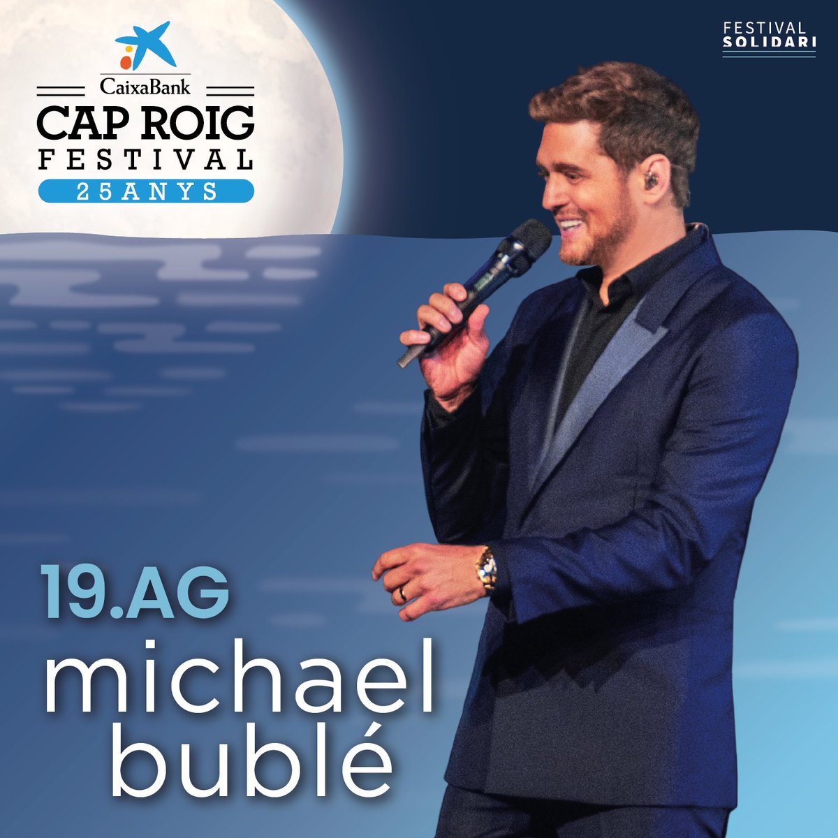 Conegut per la seva veu poderosa i la seva elegància, ha redefinit el jazz i el pop contemporani, portant-los a noves generacions. El pròxim 19 d’agost, <a href="/MichaelBuble/">Michael Bublé</a> arriba al Cap Roig Festival! 💥

🎫 Entrades a la venda: 7 d’abril a les 10h
web