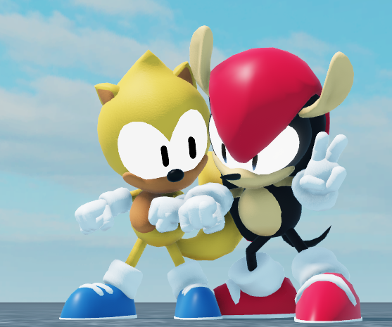 mighty and ray
ray model done by <a href="/rat_rickey/">Ross</a> 
mighty by me
#outcomememories