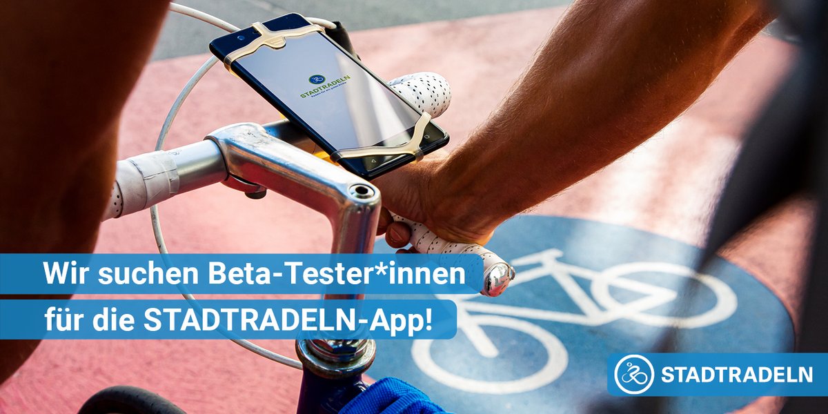 STADTRADELN (@stadtradeln) on Twitter photo Wir suchen Tester*innen für die STADTRADELN-App! 🤓Ihr habt Lust, gemeinsam mit uns die #STADTRADELN-App fit zu machen? Schreibt uns einfach an app@stadtradeln.de und teilt uns mit, welches Gerät/Betriebssystem ihr nutzt. Wir melden uns dann ab nächster Woche bei euch zurück. Wir suchen Tester*innen für die STADTRADELN-App! 🤓Ihr habt Lust, gemeinsam mit uns die #STADTRADELN-App fit zu machen? Schreibt uns einfach an app@stadtradeln.de und teilt uns mit, welches Gerät/Betriebssystem ihr nutzt. Wir melden uns dann ab nächster Woche bei euch zurück.