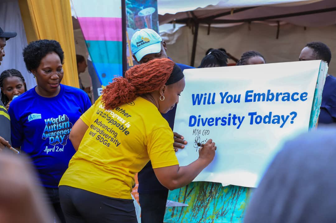 Grateful to <a href="/mtnuganda/">MTN Uganda</a> for the efforts in commemorating #WorldAutismAwarenessDay here in Kampala, thereby kicking off the #WorldAutismMonth. #WouldYouEmbraceDiversityToday 

#Uyafpahupdates