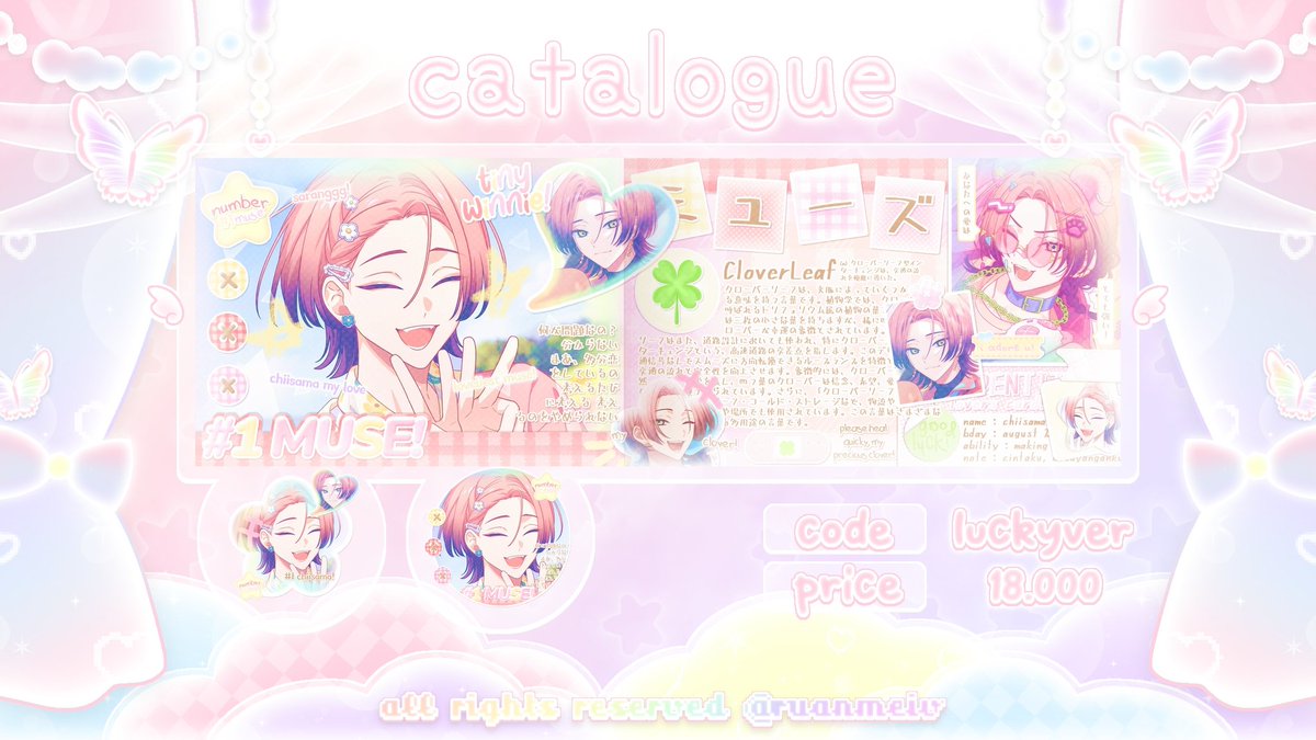 ruanmeiv's tweet image. ꒰ঌ Any interactions will be appreciated! ໒꒱

Halo semua! Miuna mengadakan OPEN TITIP untuk katalog "LUCKYVER" :3 slot bisa diambil dari jam 16.15 WIB dan akan tutup slot jika dirasa sudah cukup 🎀 Untuk detail TNC bisa cek di bawah ia 🫶🏻

#zonauang #zonajajan