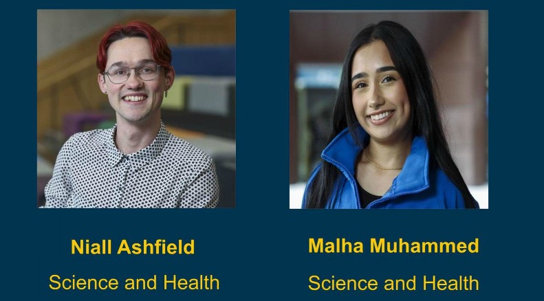 Keith Rochfort (@keithrochfort) on Twitter photo Fantastic to see <a href="/DCUFSH/">DCU Science and Health</a> and <a href="/DcuBiotech/">DCU School of Biotechnology</a> students Niall Ashfield and Malha Muhammed recognised for their efforts of engagement with staff, students, and wider communities at the recent #DCUPresidentAwards. Richly deserved. Fantastic to see <a href="/DCUFSH/">DCU Science and Health</a> and <a href="/DcuBiotech/">DCU School of Biotechnology</a> students Niall Ashfield and Malha Muhammed recognised for their efforts of engagement with staff, students, and wider communities at the recent #DCUPresidentAwards. Richly deserved.