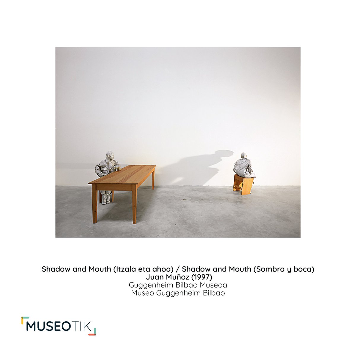 Juan Muñoz (1953-2001) eskultore espainiarrak arte garaikidea eraldatu zuen. 

Juan Muñoz (1953-2001) fue un escultor español cuya obra transformó el arte contemporáneo. 

#Museotik #EuskalMuseoak #MuseosVascos #Bildumak #Colecciones #Ondarea #KulturaGogogehiago #JuanMuñoz