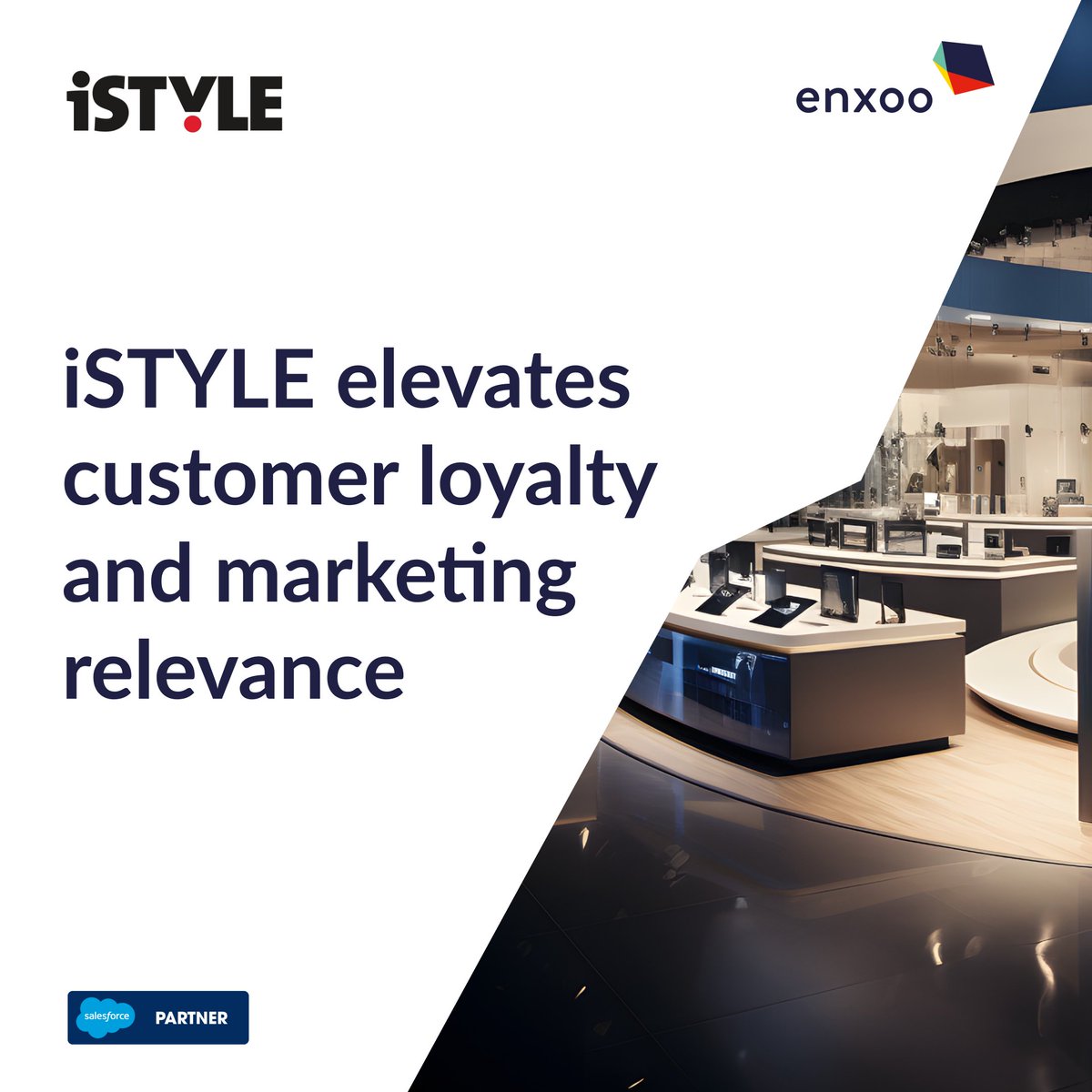 Great customer journeys don’t happen by accident. See how #iSTYLE teamed up with #Enxoo to make theirs smarter and more effective. tinyurl.com/6v7dsaen

#Salesforce #MarketingCloud #RetailSuccessStories #DigitalTransformation