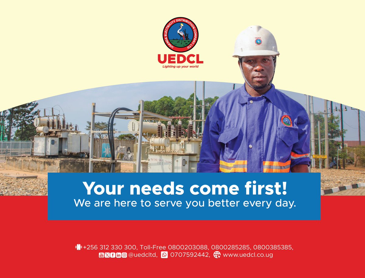 UEDCLTD's tweet image. Our commitment to providing you with the best service remains unwavering. Our teams are on the ground 24/7, ready to address any electricity-related issues. We are here to serve you and ensure a reliable, high-quality power supply for all.

#TheBigSwitch #UedclUpdate