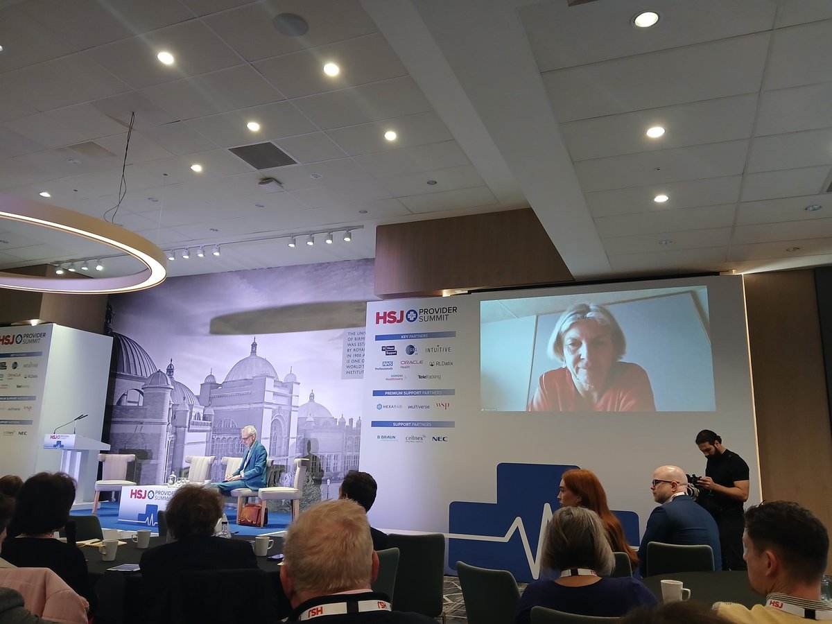 Kicking off day 2 at #HSJProvider with <a href="/HSJEditor/">Alastair McLellan</a> <a href="/HSJnews/">Health Service Journal</a> with Penny Dash, Chair <a href="/NHSEngland/">NHS England</a>