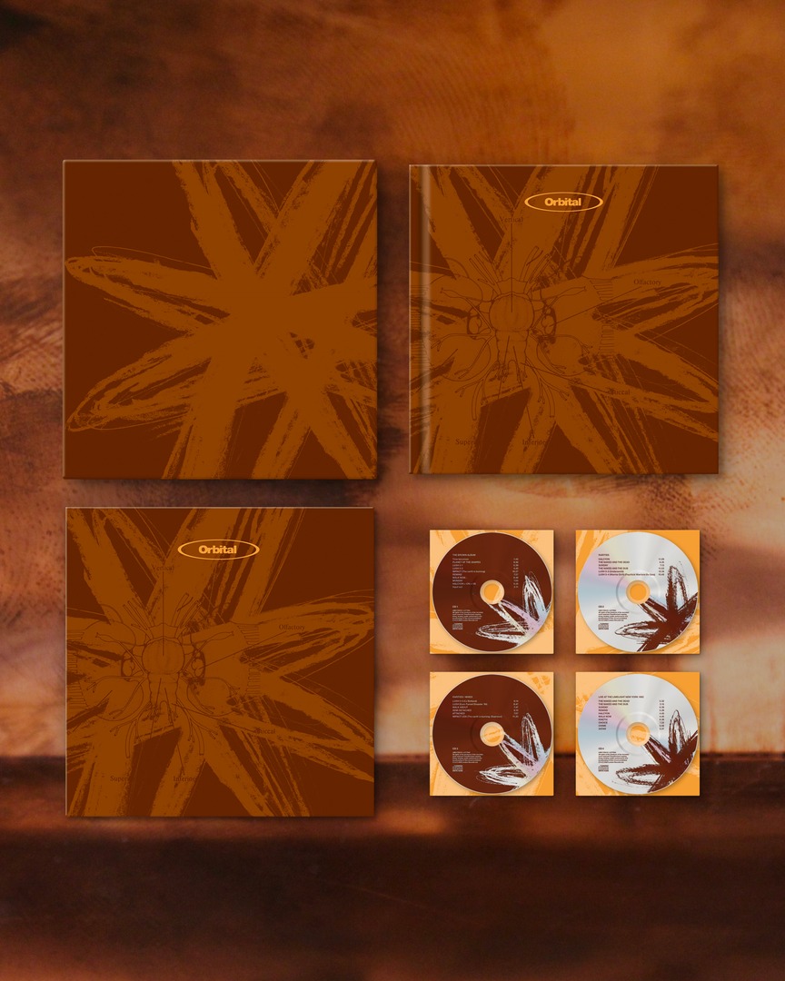 orbitalband's tweet image. 🟤 THE BROWN ALBUM RETURNS 🟤
1993 classic. 23 bonus tracks—unreleased cuts, rarities & live sets.
4LP, 4CD, cassette, digital.
🗓 23 May – London Records
💿 Pre-order: orbitalband.lnk.to/brownalbum
#Orbital #BrownAlbum #Reissue