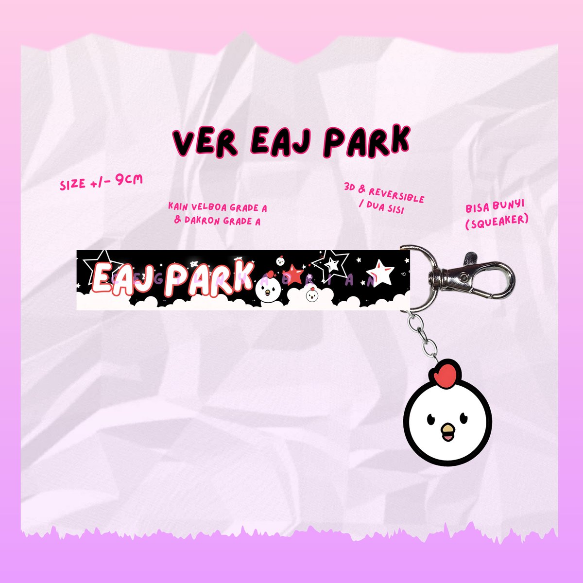 cegilnyabrian's tweet photo. HELP RT!
OPEN FAST PO Bagcharm doll denimalz squeaker (fanmade)
💰 35.000 IDR /pcs (Dp 20k)
📌Size ± 9cm
📌3D &amp; REVERSIBLE / 2SIDE 
✅BISA BUNYI (squeaker)
✅Co by shopee
🗓️CLOSE PO 7 APRIL

Link form: https://t.co/oD4zyD5qi3 (Tulis Divariasi Bagcharm Bang/kke/pil/don/jje) https://t.co/KwEf4GiBsJ