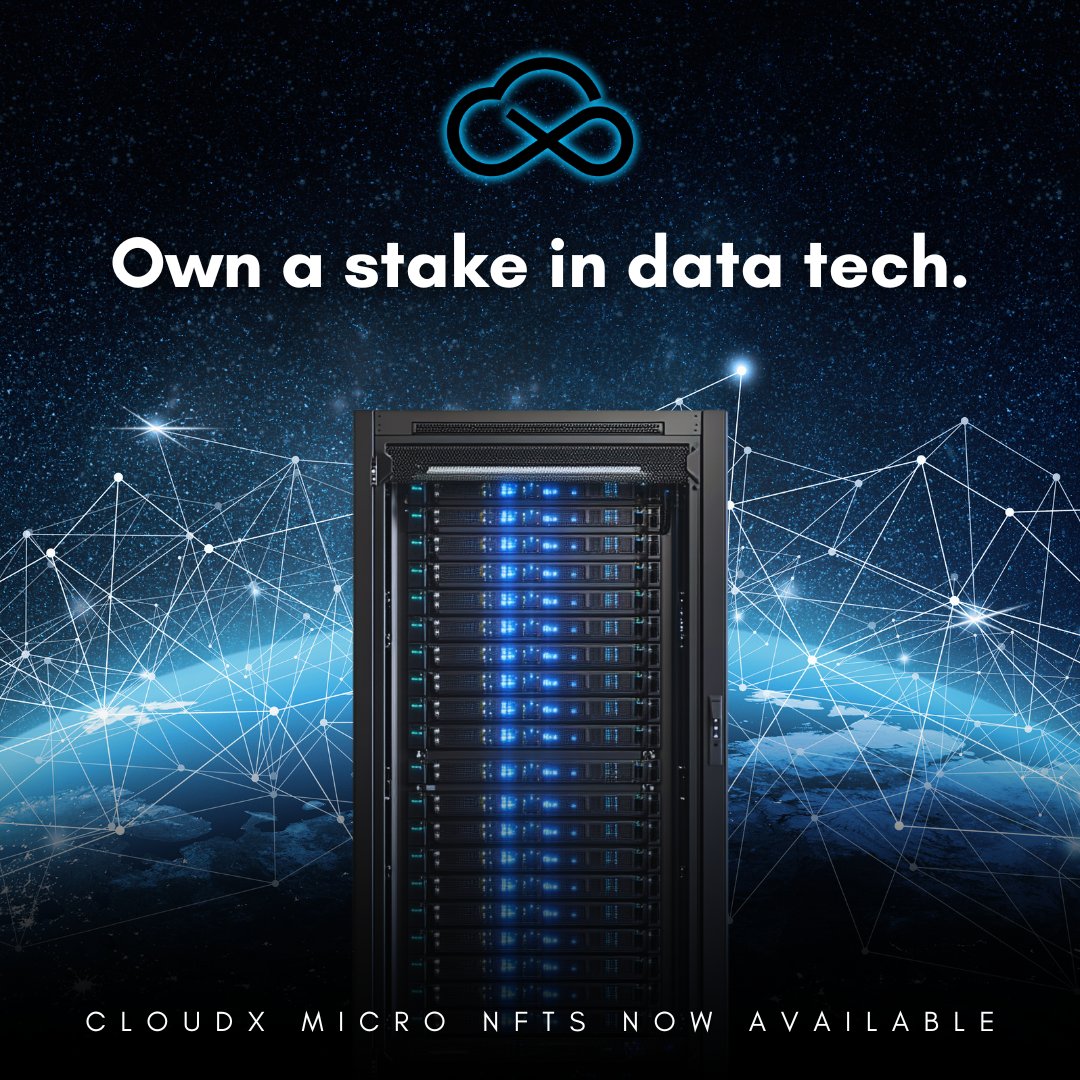 Data is the new gold, and the economy is shifting fast! Secure your stake in the future with CloudX Micro NFTs. The time to get in is NOW!
#CloudXNFT #DataOwnership #Web3 #Blockchain #iN8Token #DigitalAssets #NextBigThing