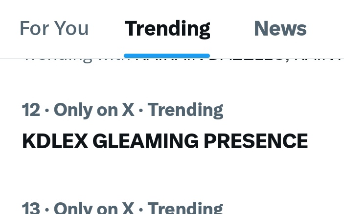 after three minutes!!

KDLEX GLEAMING PRESENCE