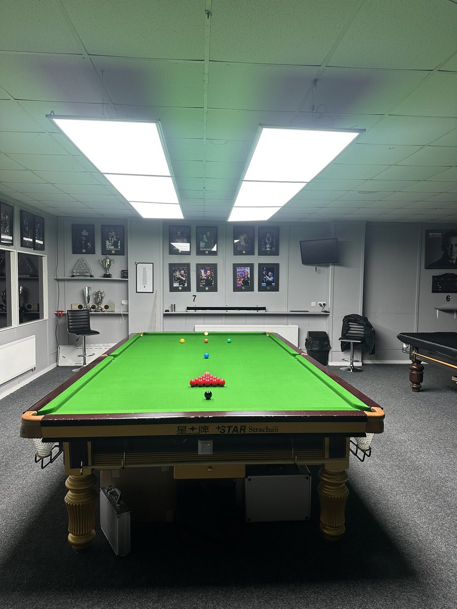 New light, new cloth, new balls, new tip. Like a kid at Christmas. Roll on Sheffield