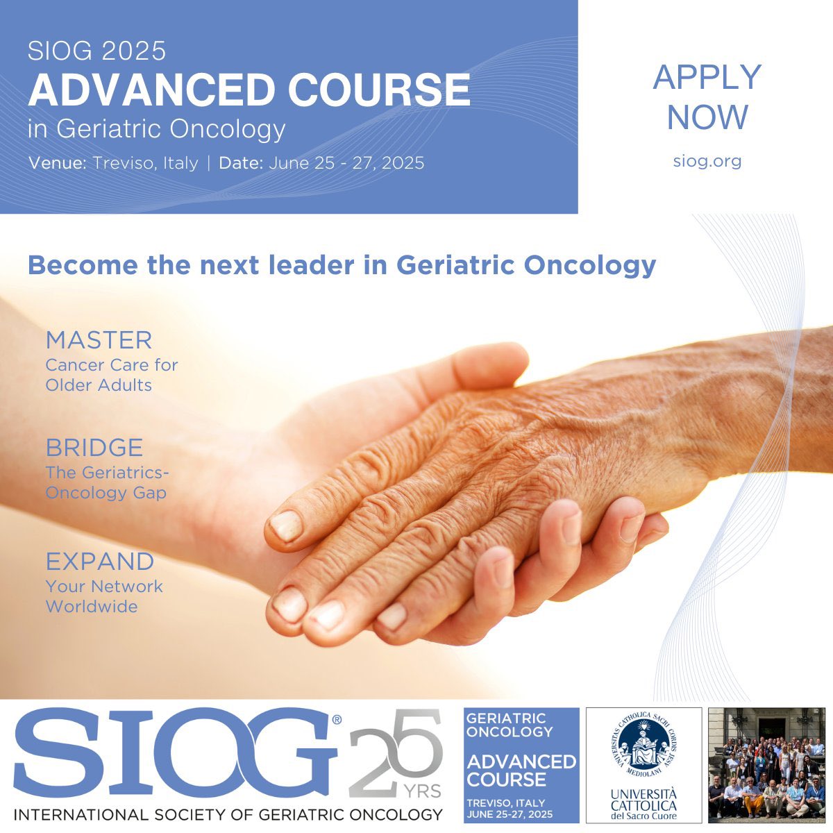 Hey YSIOG! ⏳ Time is running out! Don’t miss your chance to join the #SIOGAdvancedCourse 2025 in Treviso (June 25–27, 2025).

📅 Register before April 15, 2025, to be part of this amazing program.
🔗 Apply now: loom.ly/129NQXU

Trust me, you don’t want to miss this! 😉